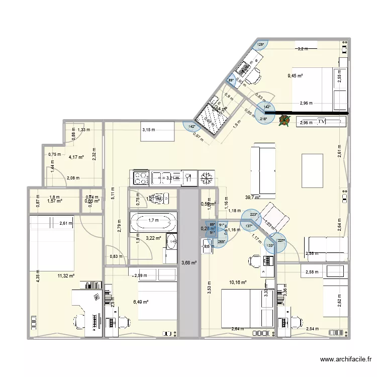 levallois1. Plan de 