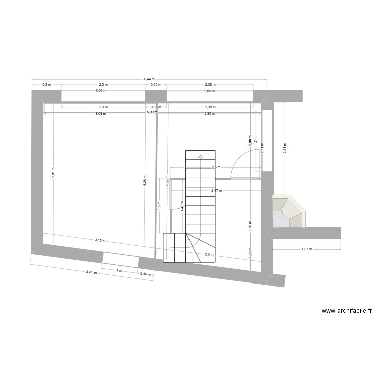 sjn 1. Plan de 0 pièce et 0 m2