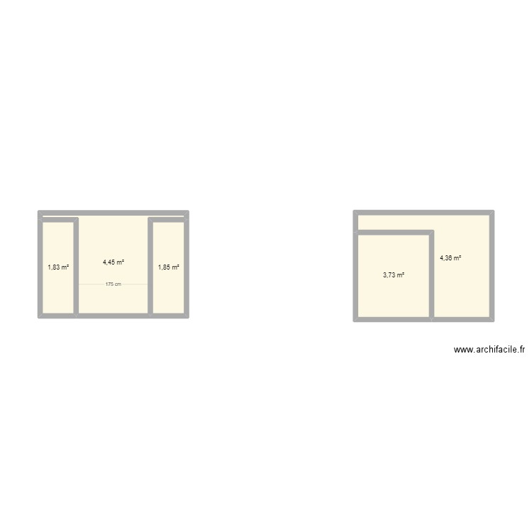 veranda fenetre. Plan de 5 pièces et 16 m2