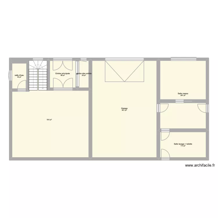 262 Bernard plan 2. Plan de 7 et 155 m² 262 Bernard plan 2. Plan de 7 et 155 m²