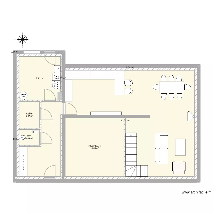 Plescop 2. Plan de 9  et 95 m²