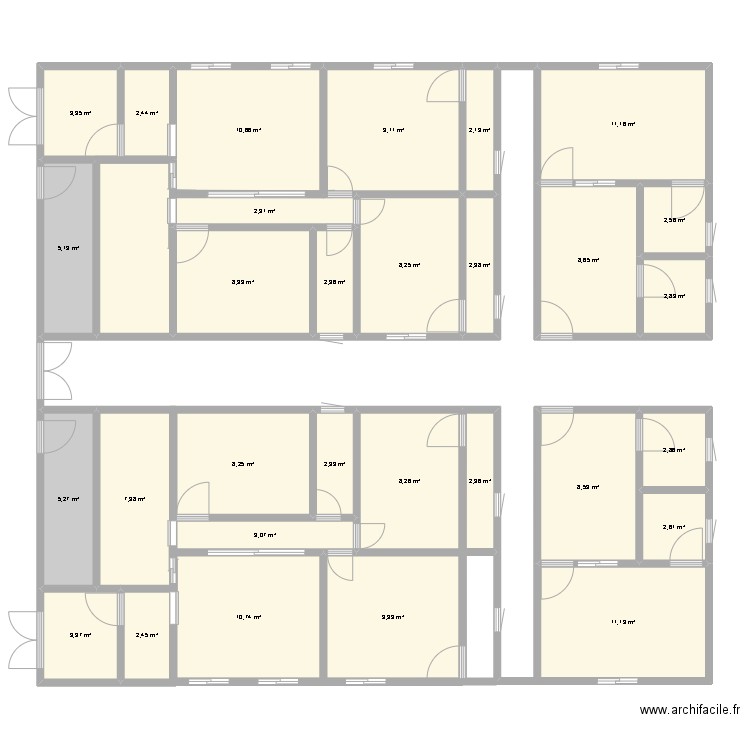 MAISON AMGABLE 2. Plan de 30 pièces et 173 m2