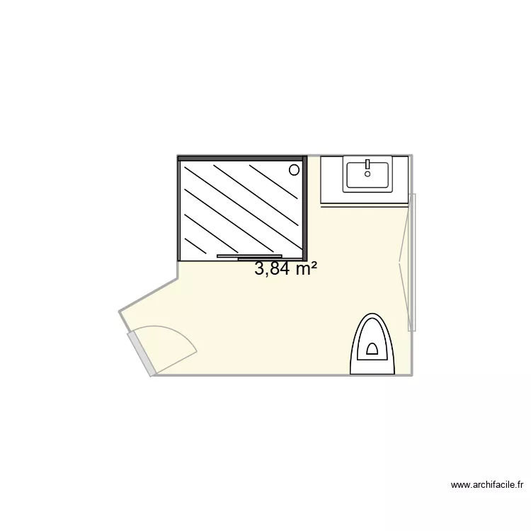 sdb 2emem maison. Plan de 