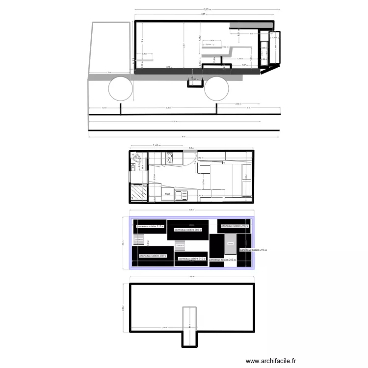 cellule lit fixe 2. Plan de 
