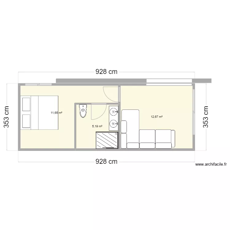 EXTENTION FRAISSANGE. Plan de 
