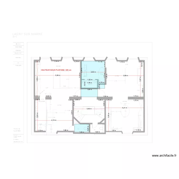 PLAN 1er cotation. Plan de 