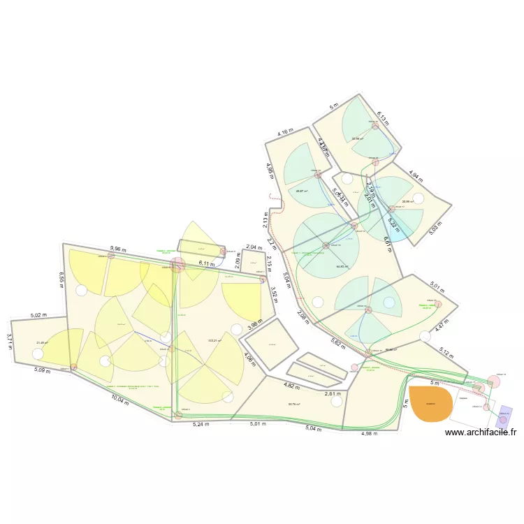 Къща Пещера - Двор - Поливна - no qoutes. Plan de 15  et 584 m²