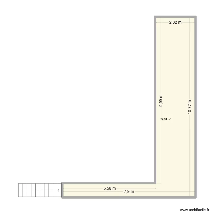 marechal. Plan de 1  et 29 m²