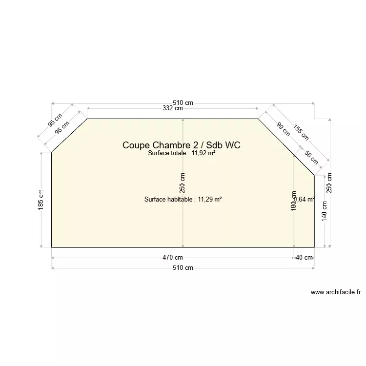 ML26017647 - Coupe. Plan de 