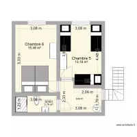 Fleury bergerie 1er &eacute;tage projet 01