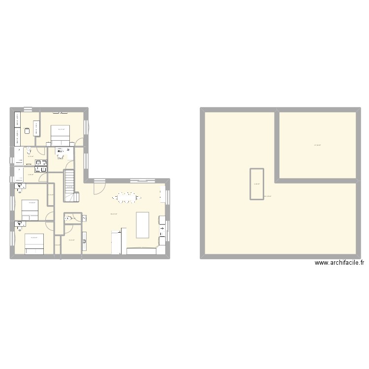 plan rdc. Plan de 0 pièce et 0 m2
