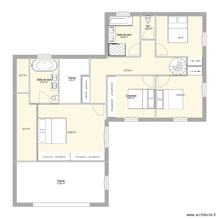 Ringo R+1. Plan de 0 pièce et 0 m2