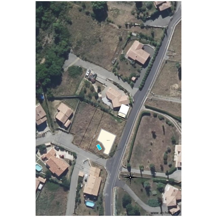 Projet 3. Plan de 3 pièces et 245 m2