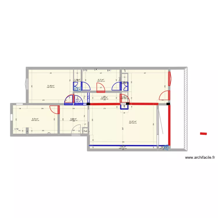 MAjo 2.1 aménagé. Plan de 12 et 73 m² MAjo 2.1 aménagé. Plan de 12 et 73 m²