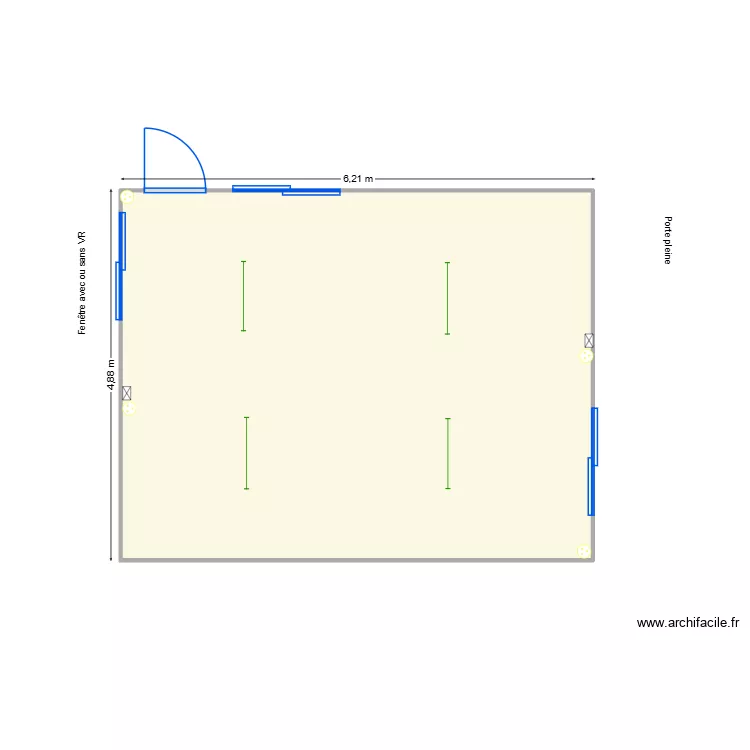 V570/569. Plan de 1 Pièce et 30 m² V570/569. Plan de 1 Pièce et 30 m²