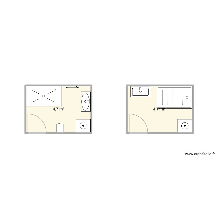 Salle bain. Plan de 0 pièce et 0 m2