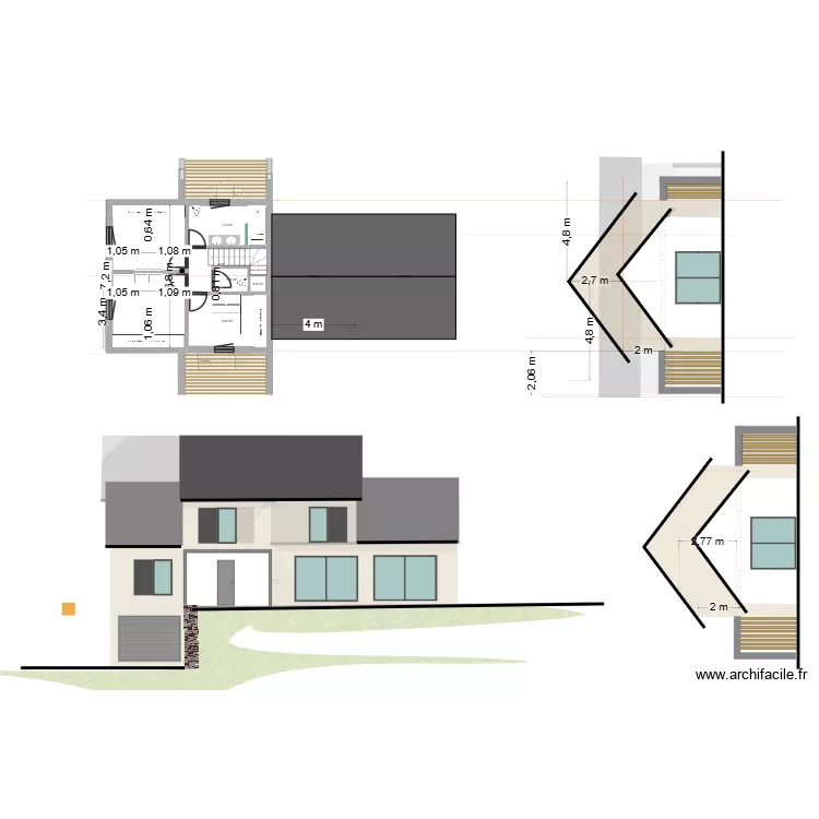 plan type grange bigourdanne 02. Plan de 