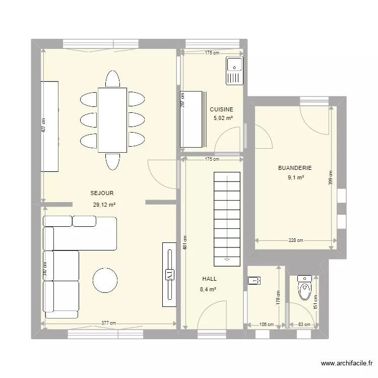RDC  AGASSE. Plan de 