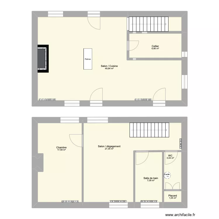 Bou&eacute;e - R&eacute;seaux. Plan de 