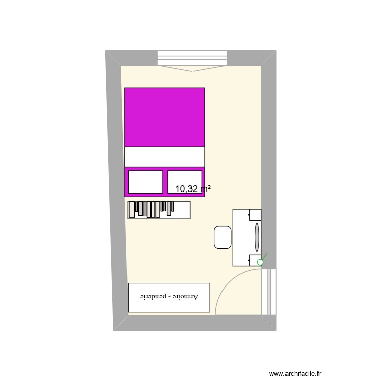 chambre foch. Plan de 0 pièce et 0 m2
