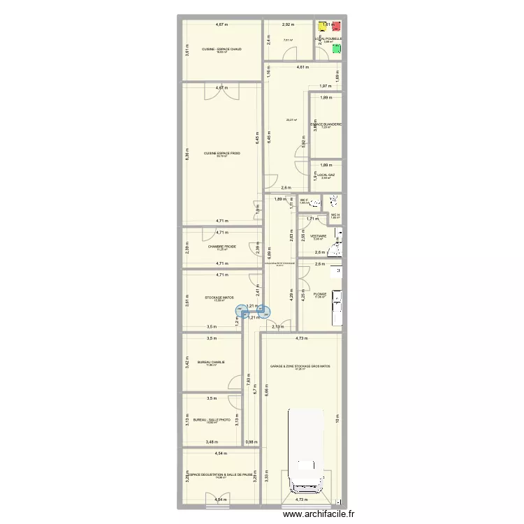 cuisine traiteur - MODIFS VI. Plan de 