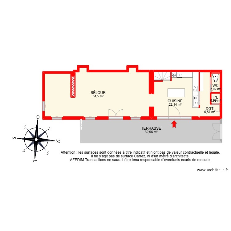 BI29780. Plan de 20 pièces et 258 m2