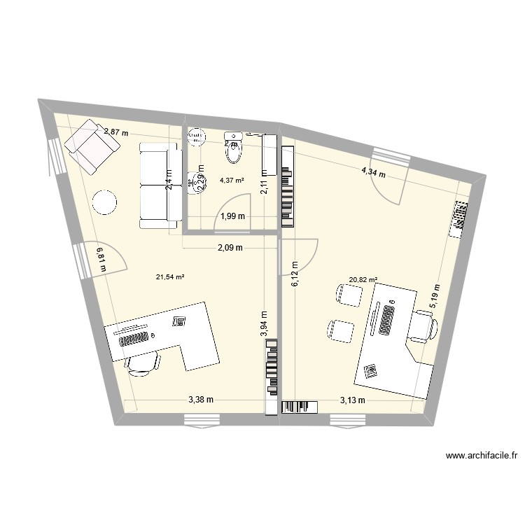 ET2-def-2. Plan de 0 pièce et 0 m2