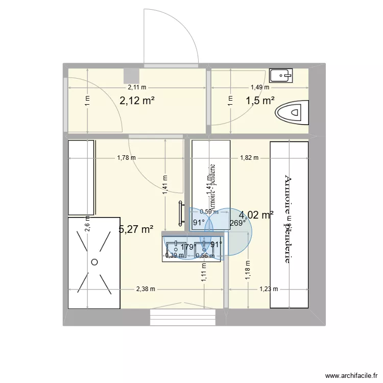 future maison 02190. Plan de 