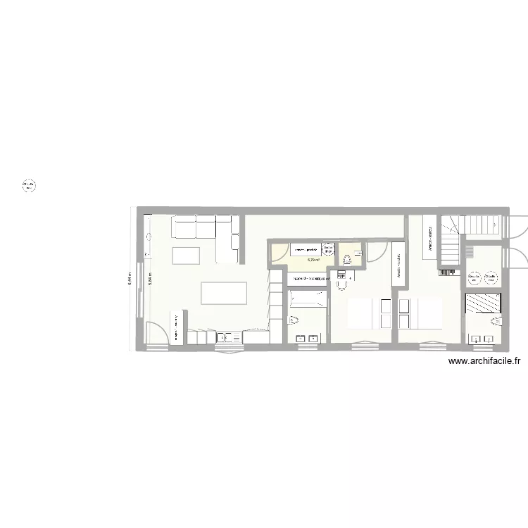PLAN MAISON TYPE F4 la neuveville rdc 2. Plan de 