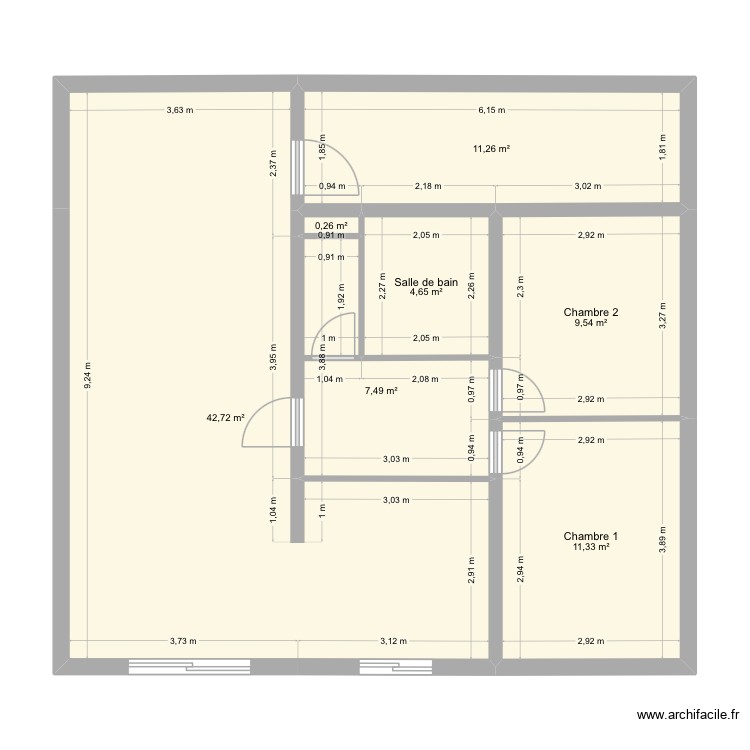 MOUSSAC. Plan de 0 pièce et 0 m2