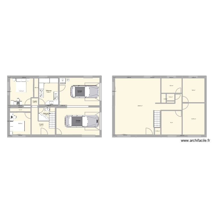 PROJET. Plan de 0 pièce et 0 m2