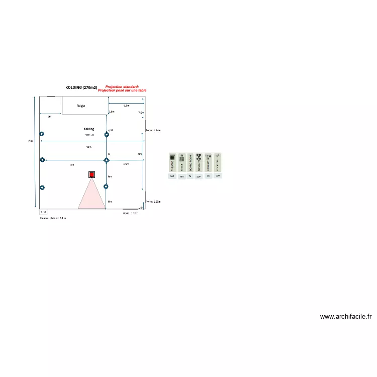 projection Yotel v2. Plan de 