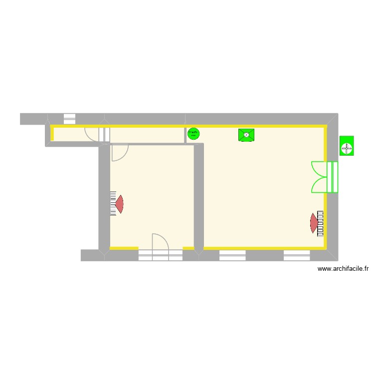 GARIGUES Christophe - SORGES. Plan de 0 pièce et 0 m2