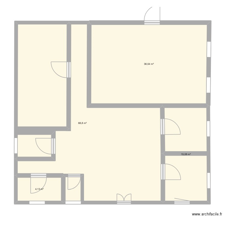 JULIEN. Plan de 4 pièces et 123 m2