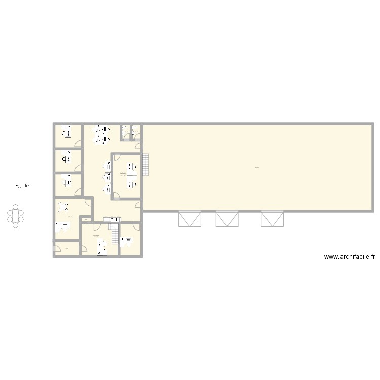 Lagace V2.1. Plan de 26 pièces et 1139 m2