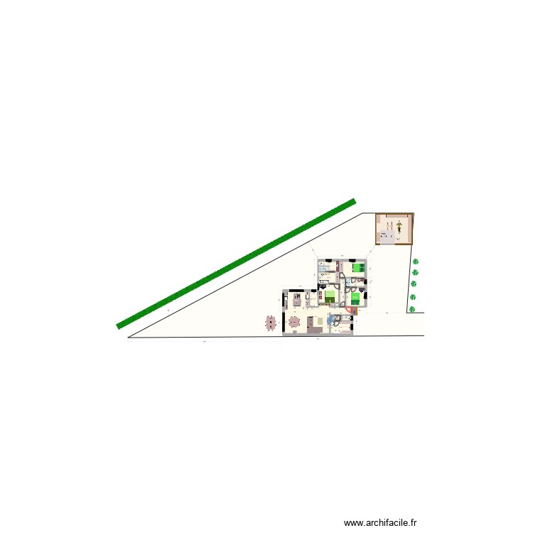 117 m2 imaje. Plan de 0 pièce et 0 m2