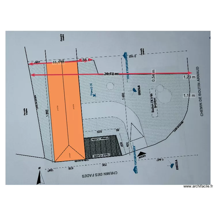 Thomas - Plan Masse. Plan de 