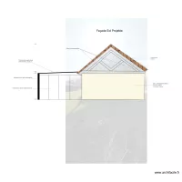 Facade Est Projet&eacute;e