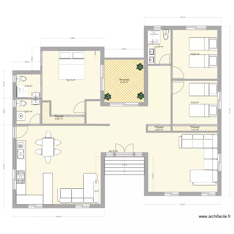 modulaire borj elamri. Plan de modulaire borj elamri. Plan de