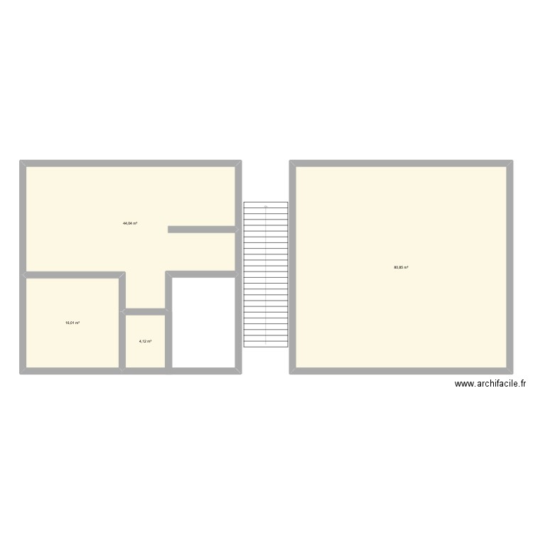 maison à 3. Plan de 4 pièces et 145 m2