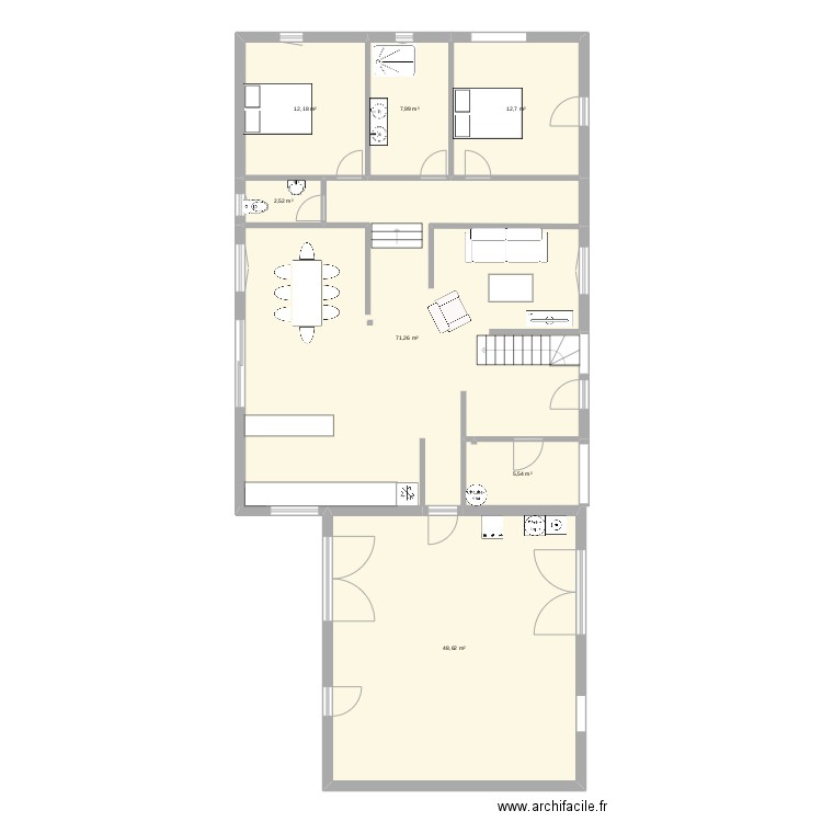 maison de keyser mesure ok. Plan de 7 pièces et 161 m2