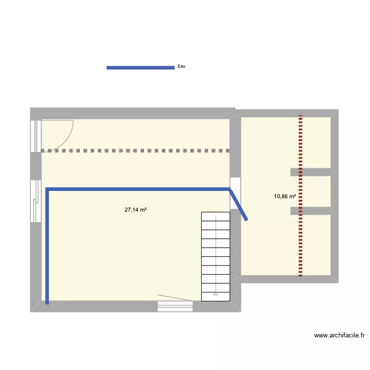 Projet 2. Plan de 2  et 38 m²