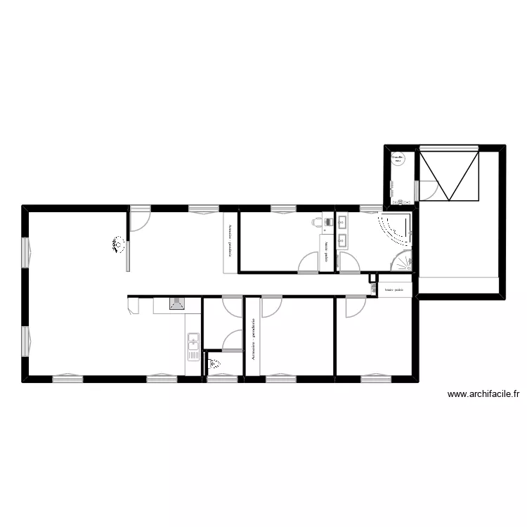 maison 2. Plan de 11 et 121 m² maison 2. Plan de 11 et 121 m²
