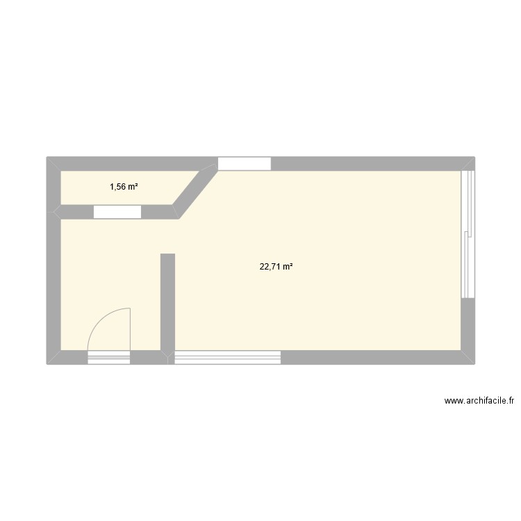 salon-sam-cuisine. Plan de 0 pièce et 0 m2