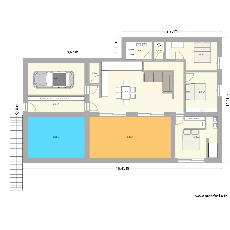 Villa 6 Jannina. Plan de 21 et 342 m² Villa 6 Jannina. Plan de 21 et 342 m²