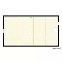 Projet Taounza - Etage plan existant