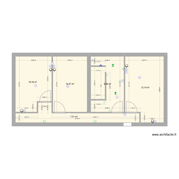 raveleau. Plan de 0 pièce et 0 m2