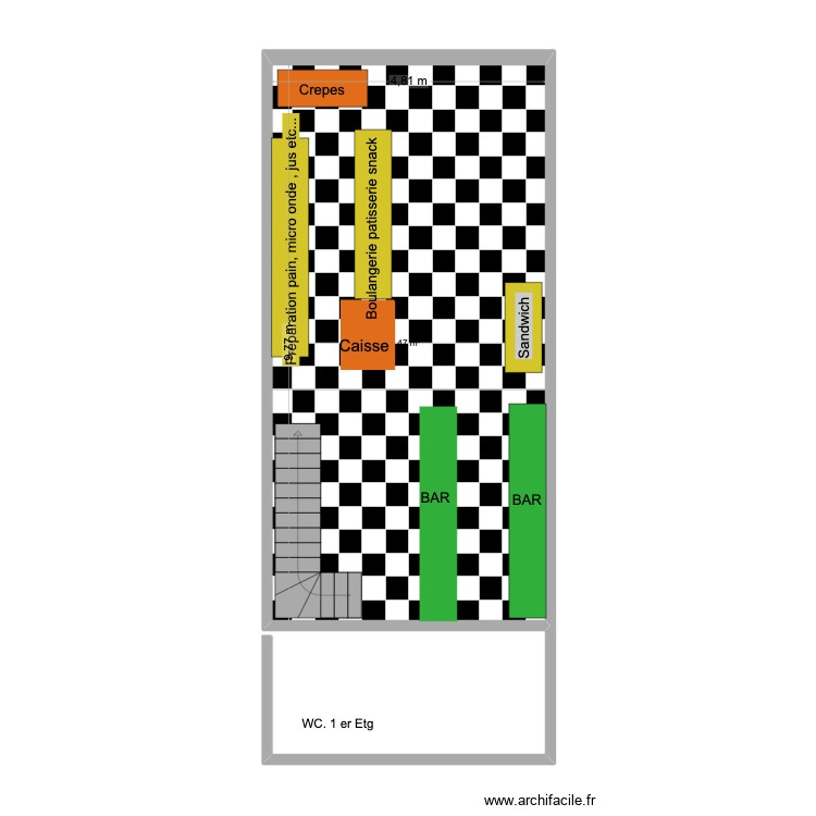Pauline a la mer. Plan de 0 pièce et 0 m2 Pauline a la mer. Plan de 0 pièce et 0 m2