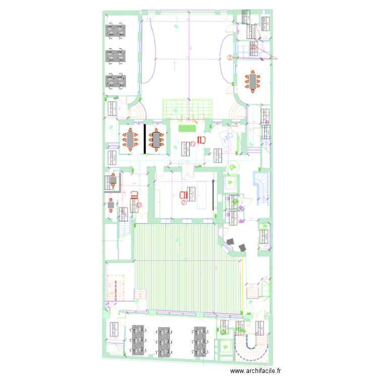 RDC 7 Liège. Plan de 0 pièce et 0 m2