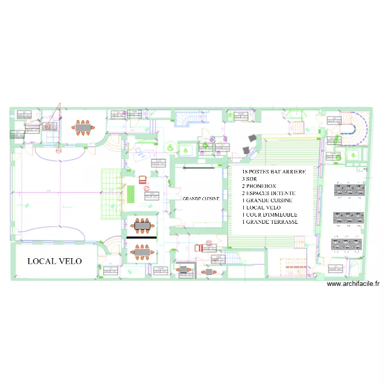 RDC 7 Li&egrave;ge. Plan de 